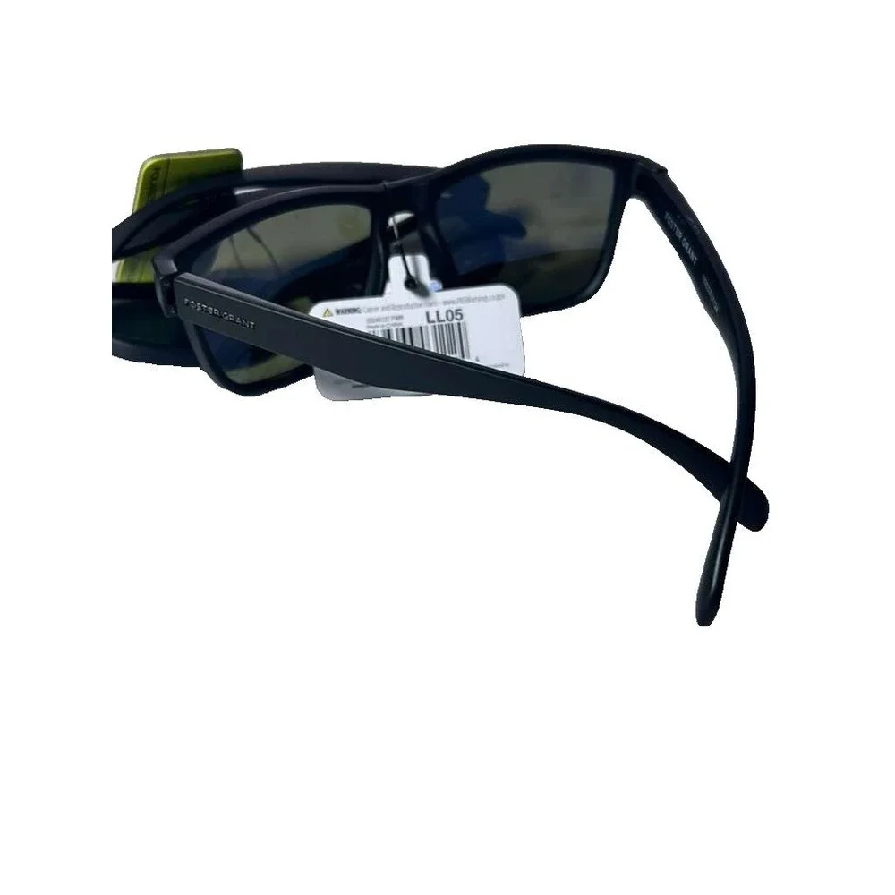 Foster Grant Way Shape Polarized Sunglasses Black Men’s 2 Pack Bundle